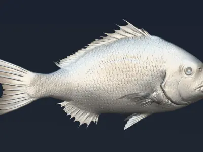  Red Seabream 3D model