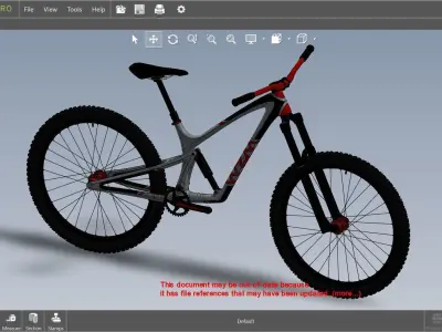 Bicycle - 160mm mountain-bike 3D model