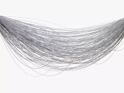 Cable Wire Web 3D model purchase