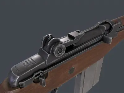 M14 rifle Low-poly 3D model buy