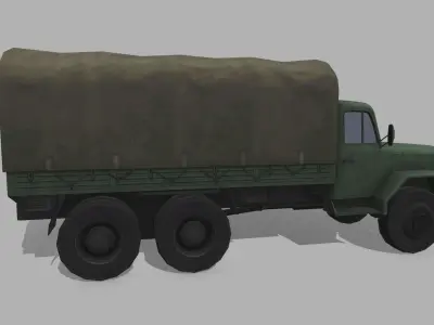 Magirus Mercur Low-poly 3D model