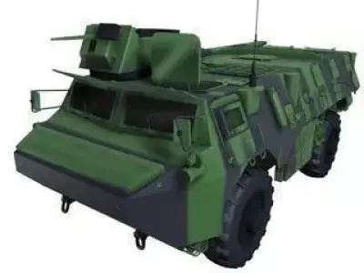 VAB 3D Model military vehicle 3D model