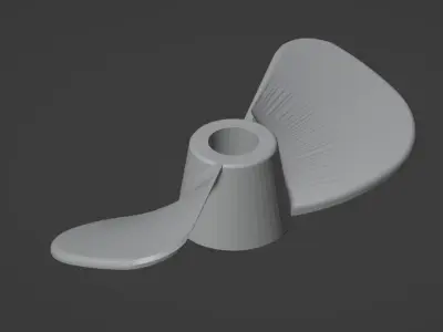 Two-Blade Propeller Model 3D print model