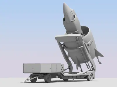 SNECMA C-450 3D print model