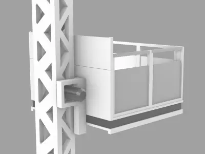 Industrial Lift Free 3D model