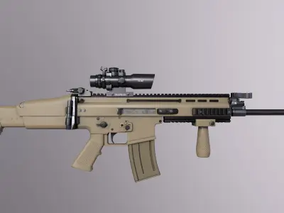 Scarl Low-poly 3D model purchase