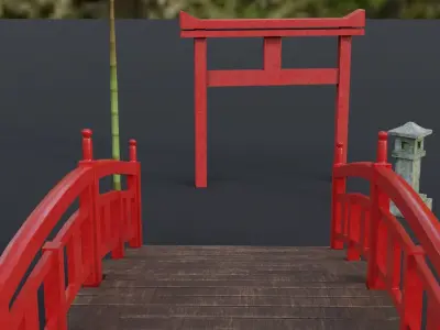 Japanese pack 3D model