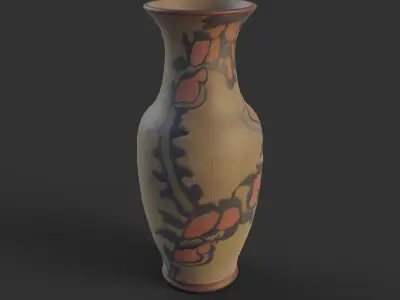 Old Vases Collection Low-poly 3D model