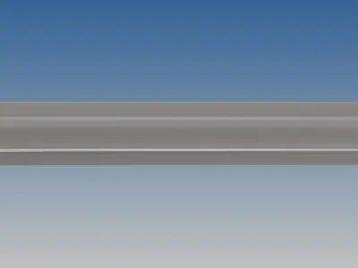British Standard-EN13674 54E1 rail 3D model