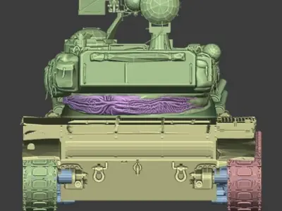 AMX 13 105 TANK 3D print model