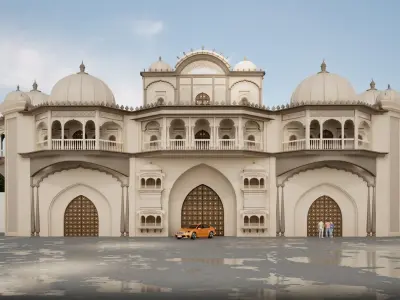 Indian Gate Exterior 3D model
