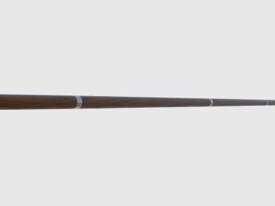Halberd - Game Ready sword with wooden handle Low-poly 3D model