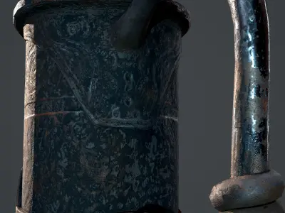 Rusted Props Vol 02 Low-poly 3D model