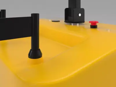 Pallet truck electric 1 3D model