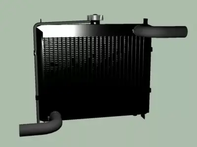 Car Radiator 3D model by cgd