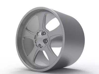 FOOSE GENUINE WHEEL 3D PRINT MODEL  3D print model