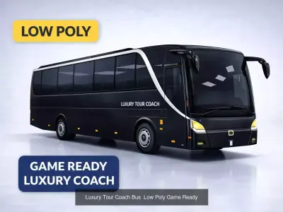 City Buses 3D Model Pack