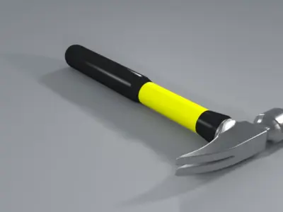 Hammer Low-poly 3D model order
