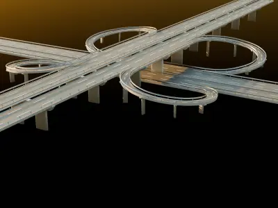 Highway Free 3D model