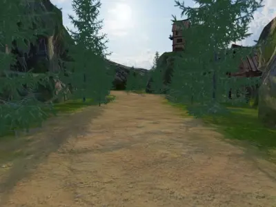 Forest Village 3D model purchase