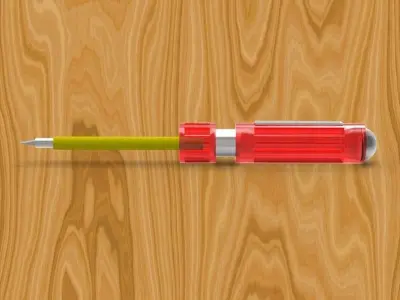 Screwdriver 3D model 10