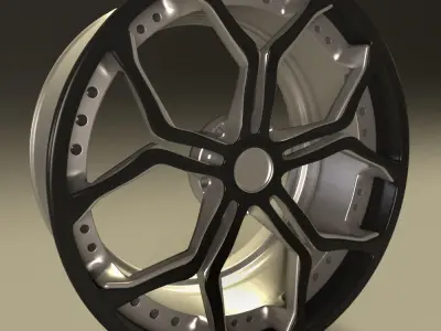 Car rim 10b 3D model