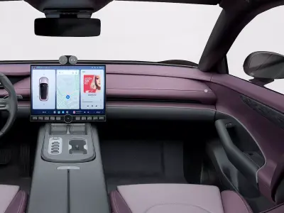 Car interior Low-poly 3D model