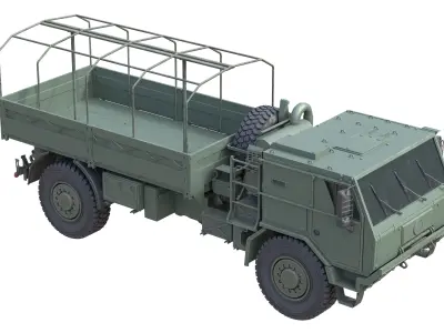 Tatra 815-7 4x4  Low-poly 3D model