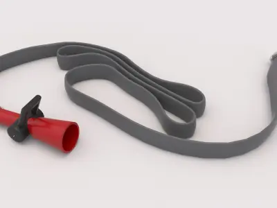 Fire Hose Nozzle 01 Low-poly 3D model