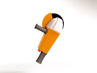 Angle Grinder Power Tool 3D model