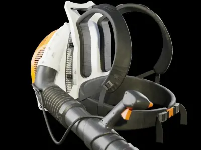 Stihl BR600 Backpack Blower 3D model