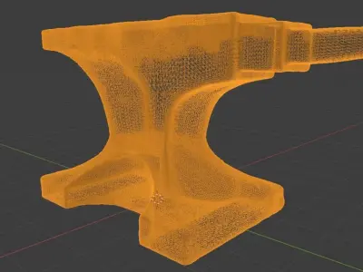 Old Anvil Free 3D model purchase