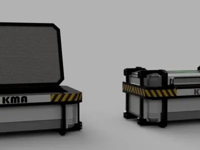 call of duty supply boxes  3D model