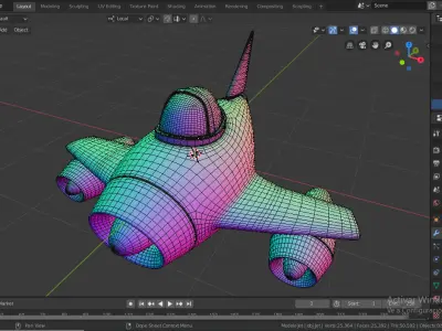 Avion 3D model purchase