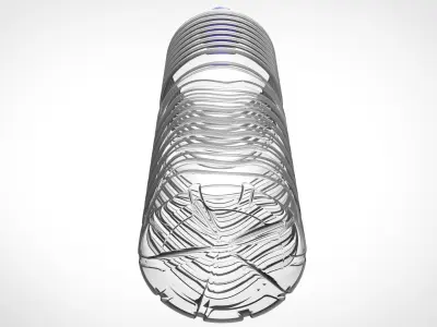 bottle of water  3D model purchase
