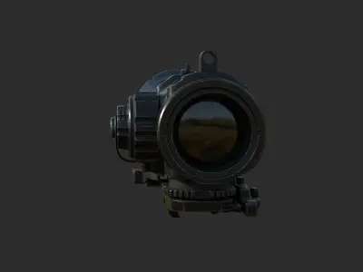 Weapon - Scope - 08 - Scope6X Low-poly 3D model