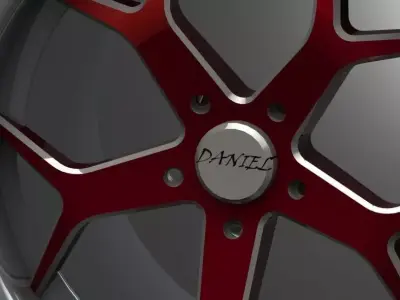 Rim wheel with spokes Free 3D model