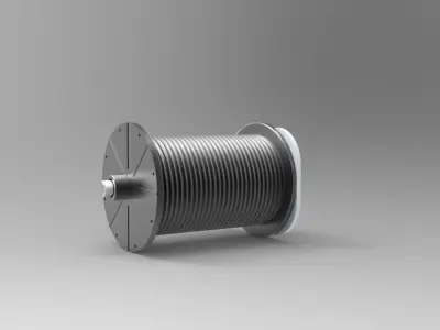 small built-in winch 3D print model