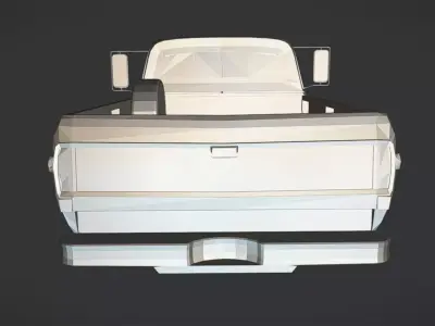 Pickup truck 3D print model purchase
