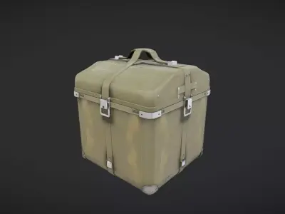 military style storage case 3D model