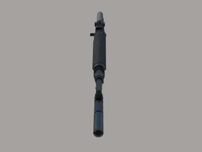 M14 Rifle Low-poly 3D model