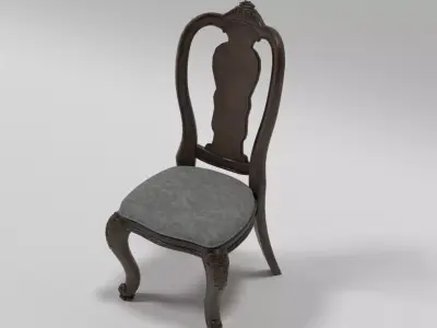 Chair Classic 02a 3D model