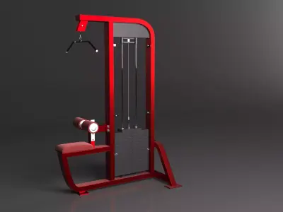 HAMMER STRENGTH SELECT LAT PULLDOWN HS-PD 3D model 3D model