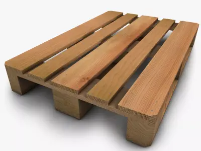 Euro palette 3D model