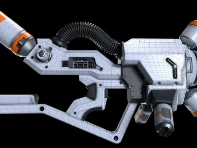 District 9 Sonic Blaster 3D model
