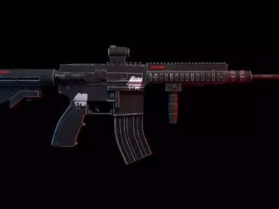 Assault Rifle 3D model
