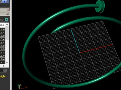 501 Bent Nail Gold Bangle 3D print model