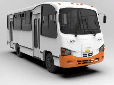 Chevrolet NPR Servibus Granate 3D model