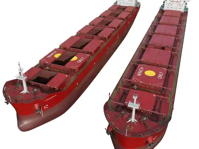 Bulk carrier  3D model