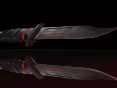 Military Knife  3D model